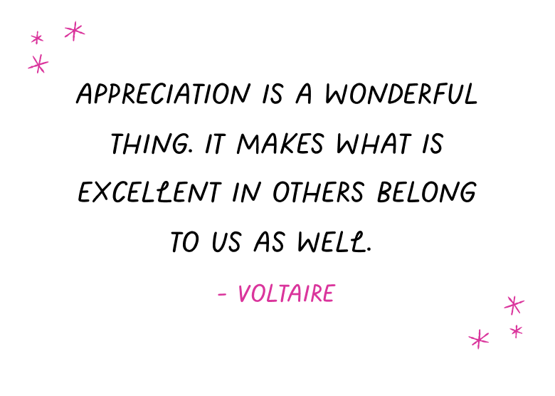 dailyhumanco's tweet photo. Appreciation is a wonderful thing. It makes what is excellent in others belong to us as well. - Voltaire

#appreciation #appreciationpost #gratitude #wellbeing #MindfulMarch https://t.co/kRbGVJLJgu