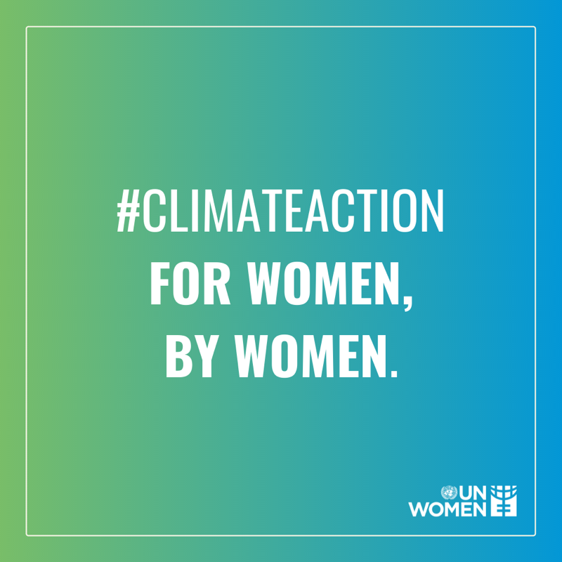 UN_Women's tweet photo. This #InternationalWomensDay, we're celebrating under the theme "Gender equality today for a sustainable tomorrow."

Women &amp; girls are key to solving the climate crisis. Get your #IWD2022 activism started by learning why women need to be at the heart of #ClimateAction.