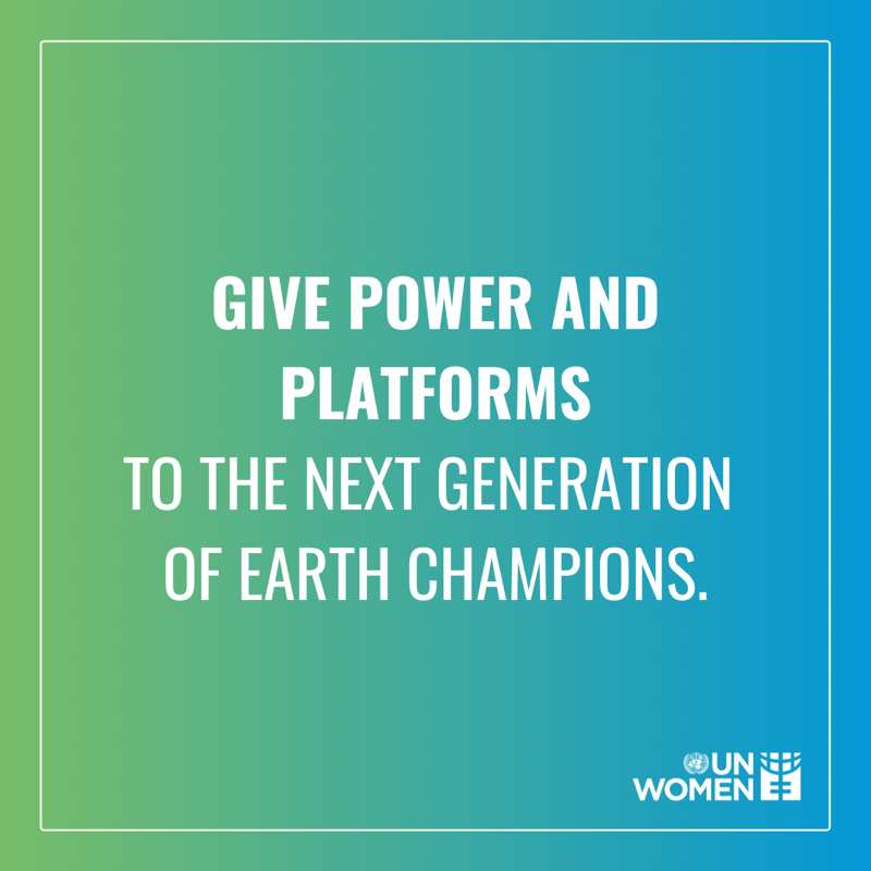 UN_Women's tweet photo. This #InternationalWomensDay, we're celebrating under the theme "Gender equality today for a sustainable tomorrow."

Women &amp; girls are key to solving the climate crisis. Get your #IWD2022 activism started by learning why women need to be at the heart of #ClimateAction.