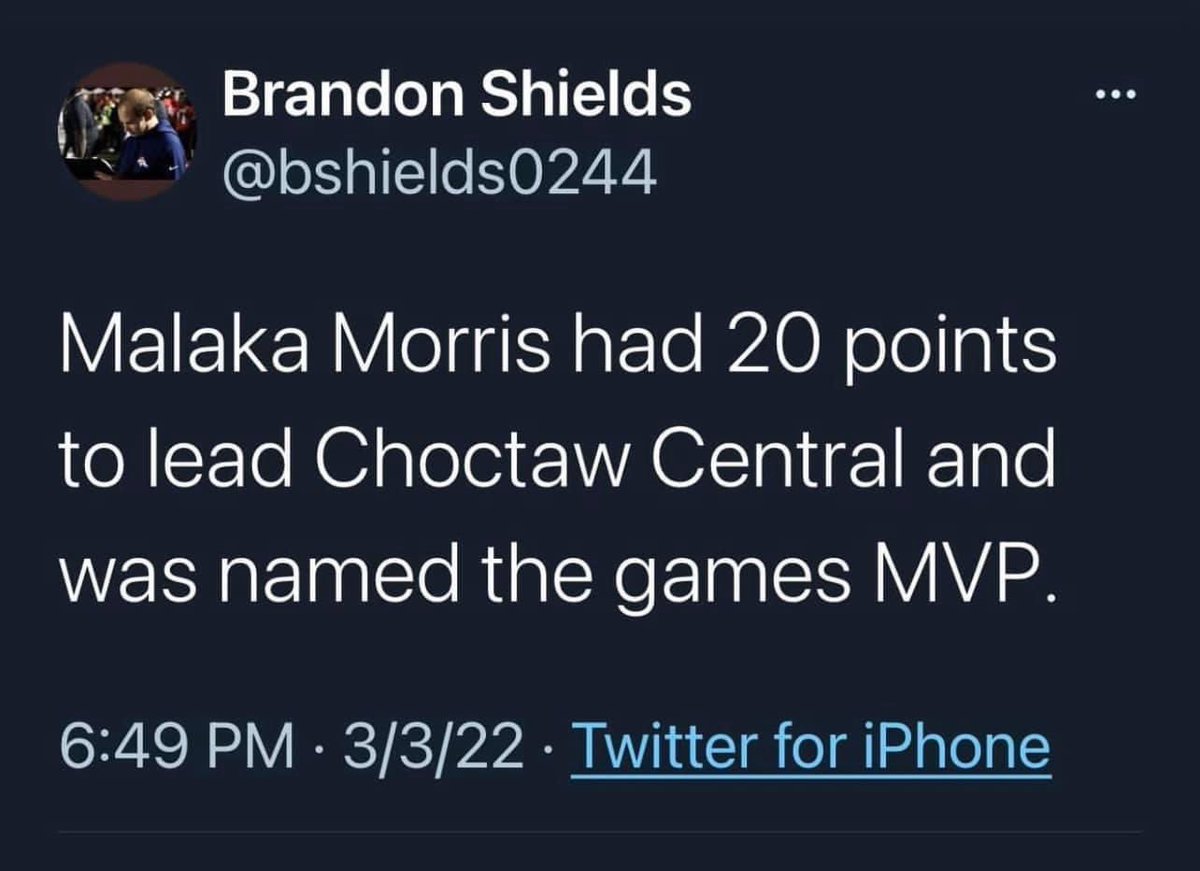Eastmsforce's tweet photo. Congrats to 2023 Holmes Commit @Malaka_rae12 of Choctaw Central on her 4a MHSAA State championship in basketball. Malaka was also announced as the Game MVP with 20 points! #multisportathlete #emforce https://t.co/vm83AsfJLh