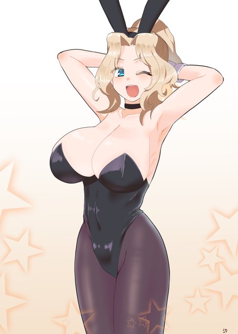 こんな日あるんだね
ガルパンのケイさん
#うさぎの日
#GuP 