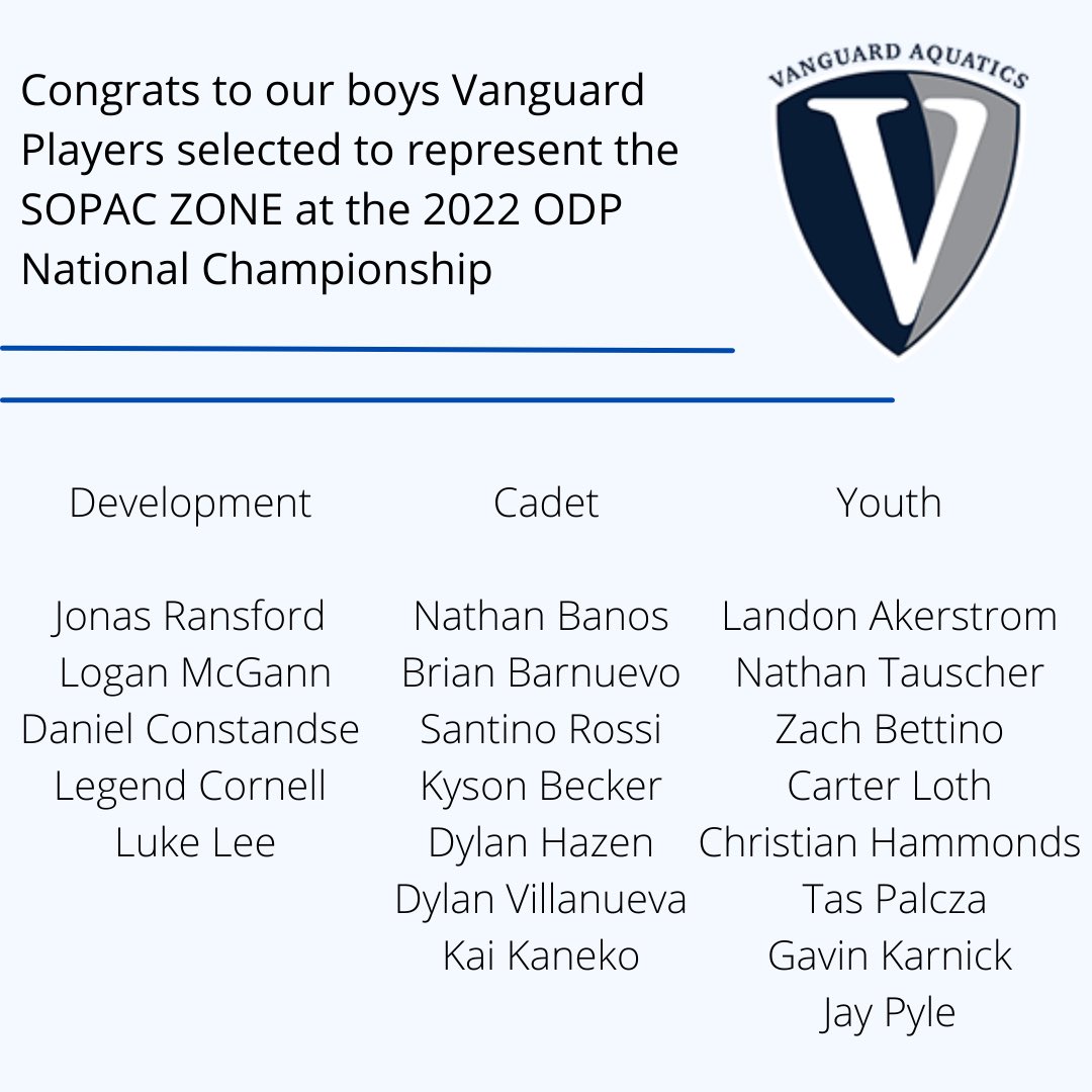 Vanguard Aquatics tweet media