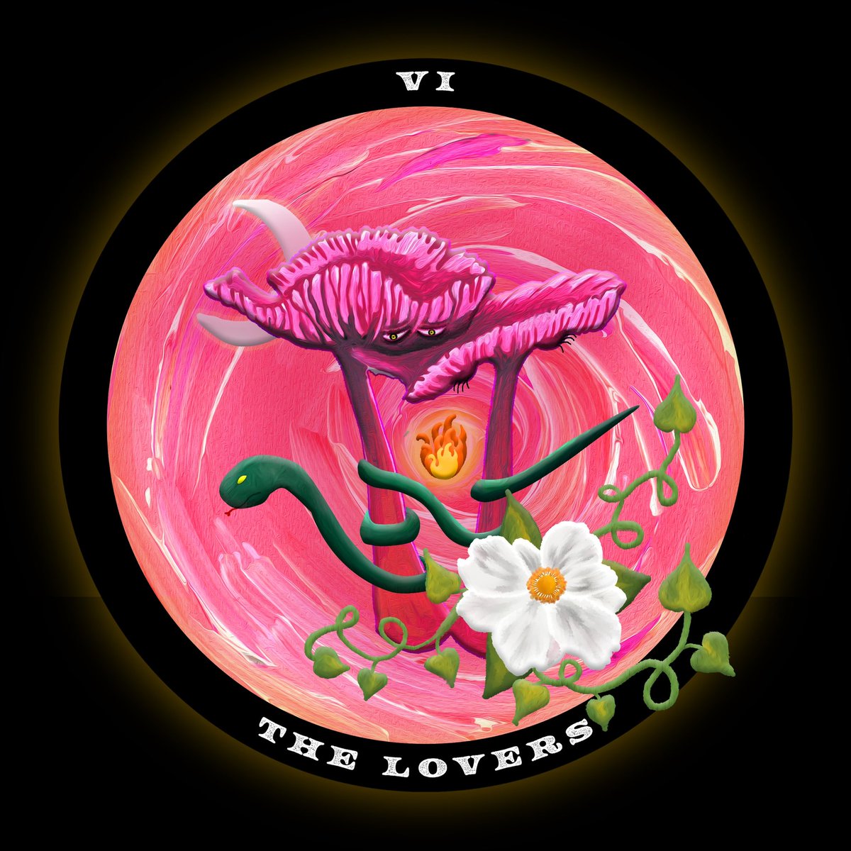 AstroShroomsIO's tweet photo. Nothing like that lover energy 😉🥰😘 #spiritualhealing #spiritualNFT #spiritualityinNFT #tarotNFT https://t.co/RRzJDI9p0s