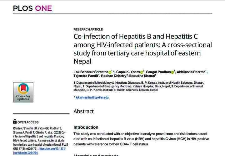 drgopalr's tweet image. #Published #PLOS_ONE #HIV_HepB_HepC 
Congratulations to all of us ☺️
journals.plos.org/plosone/articl…