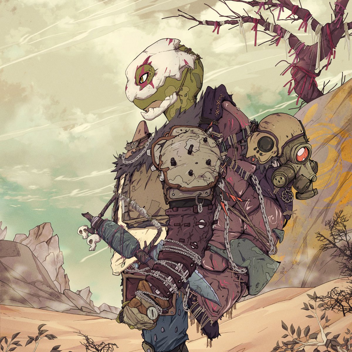 The wasteland is unforgiving to those who choose to walk along the path...

Interactions with this tweet are a sign of dominance, and will be considered by the faction leaders.
The Shellz Council is watching...

invite link dropping in the next few hours (notis on)
#NFT #ShellzUp