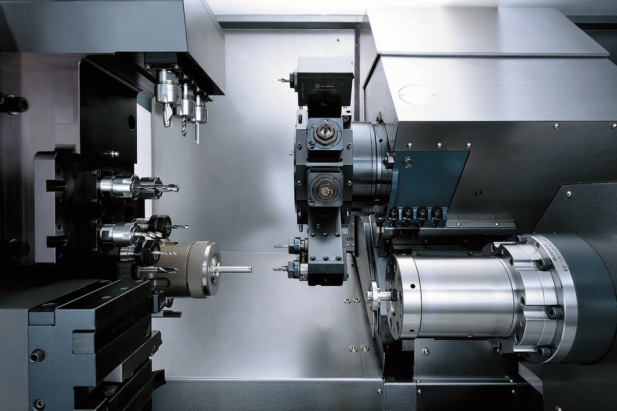 TWMachineTools's tweet photo. ONE STOP multi-axes Mill-Turn solution from MYLAS Machinery
Features supreme machining power, dual Y-axis, double spindle, equipped with 38 tools.
For further info, please link to
https://t.co/zV8zJ3oKR0
#MYLAS #Medical #Aerospace #DoubleSpindle #DualYaxis #mill-turn https://t.co/LV7Gxn2qZZ