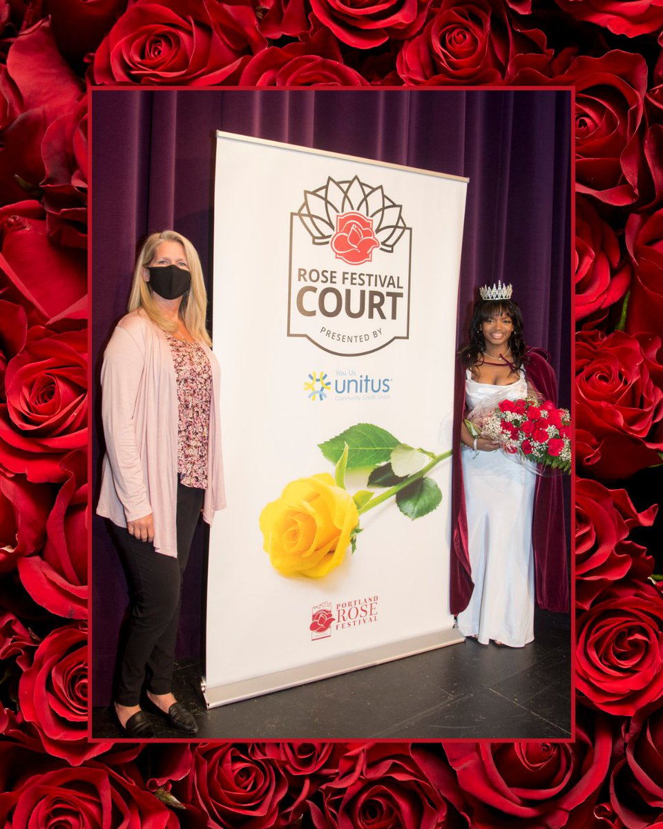 UnitusCCU's tweet photo. Congratulations to the fifth member of the 2022 @PDXRoseFestival Court, Princess Draia Shelton of Parkrose High School! 🌹#HopeReigns #YouUsUnitus https://t.co/qJMSIBrAyO
