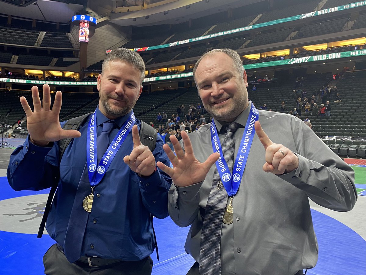 Nate Hanson and Troy Schultz won their sixth state championship as JCC coaches.