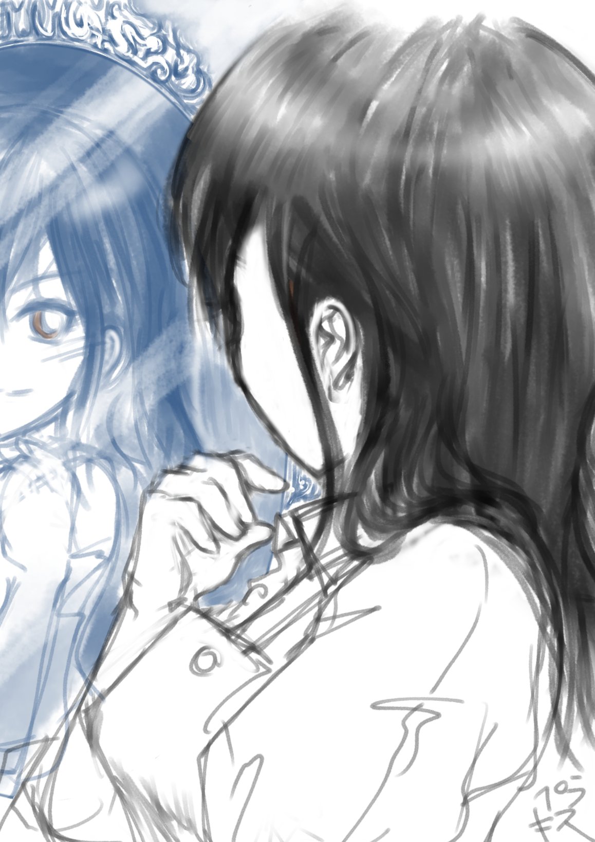 ペラキス お花屋さんシリーズ 鏡に映るのは素顔 心 お花屋さん オリジナルイラスト 絵描きさんと繋がりたい イラスト好きな人と繋がりたい 絵柄が好みって人にフォローされたい T Co Iqa6djj0jp Twitter