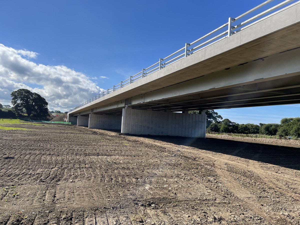 It has been a pleasure to be a part of the Caenarfon bypass, a big thank you to all  thank you all for your efforts,