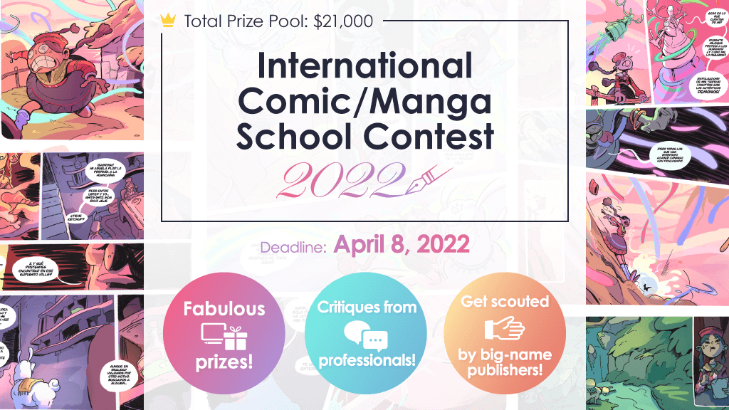 Join our comic and manga contest for students to win a cash prize, a Wacom Cintiq, professional critique, and even a chance for your artwork to be featured in media! School registration deadline: March 15 / Artwork submission deadline: April 8 clipstudio.net/promotion/comi…