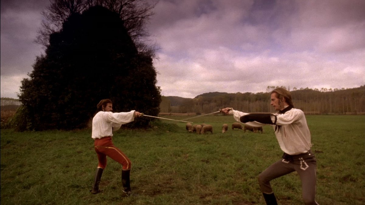 The Duellists (1978) follows two rival French officers through the Napoleonic Wars. A minor insult sets off a decades-long series of duels between the men, neither willing to abandoned his honor.