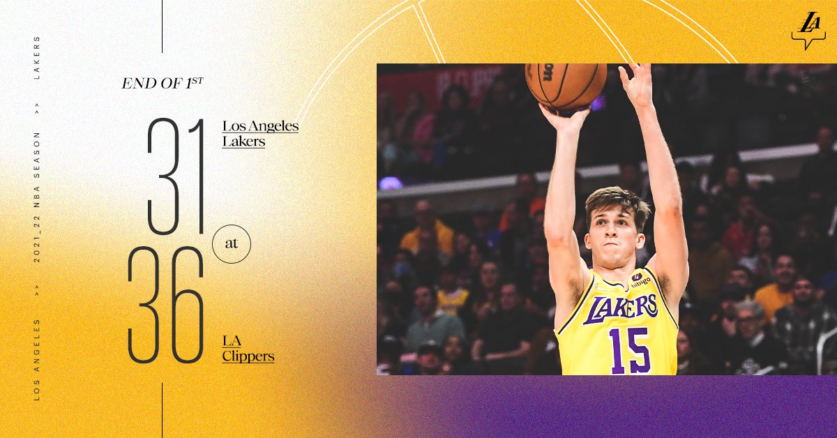 Lakers's tweet photo. After 1. https://t.co/J0iwgNoprC