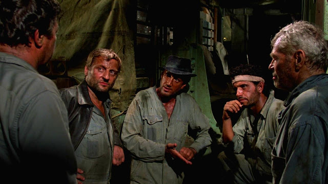 Sorcerer (1977) is a slick and mean-spirited thriller about four desperate men from across the world hired to drive highly unstable explosives to an oil well deep in the jungle.