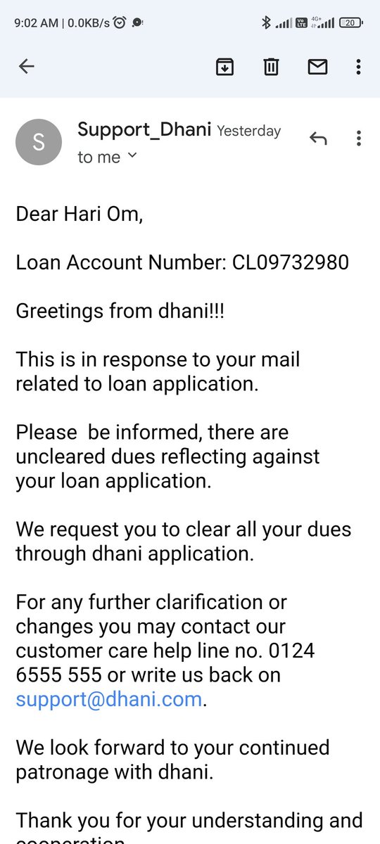 phgharry's tweet photo. @dhanicares Without any checking How can you say that I hve dues, i clear all of my amount which was taken by me but in my dhani app still pending, which is not clear yet,i don't want pay any more that's the reason I wnt to close my acnt,i can't undrstnd wht kind of service @dhanicares https://t.co/WjuCTVCvLI