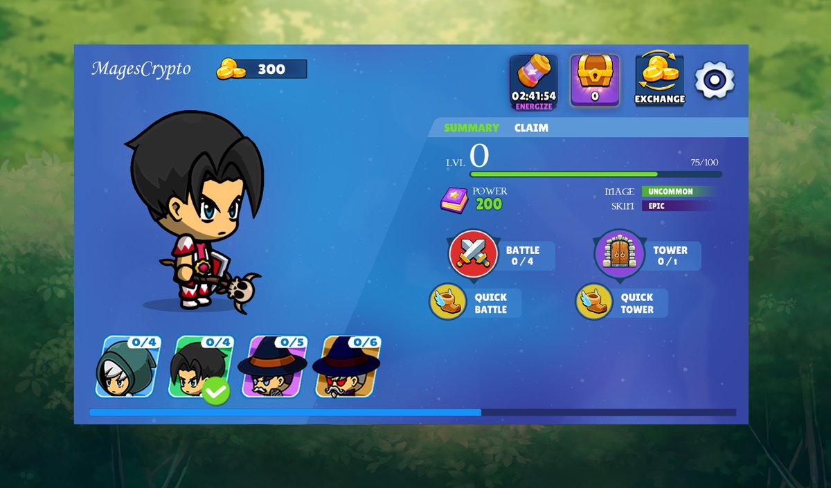mages_crypto's tweet photo. 🔮 Mages! Here's a Sneak Peek of our new UI Game Design.

😉 Little by little, we're getting there.

👉 Only 8 days left to join our whitelist:
https://t.co/Xkxs6RlJxY https://t.co/Bn4K8WSpDN