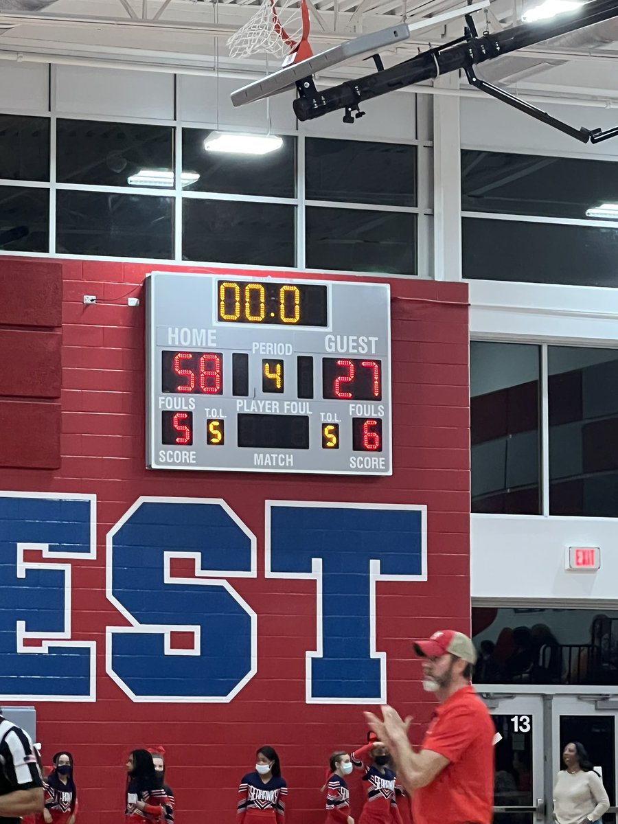 POTOMAC SHORES BASKETBALL  WITH ANOTHER WINNNNNN FOR JV AND VARSITY ..i only got a picture of JV but varsity also cleared with double digits against Woodbridge! . shout out to our wonderful AD with a photobomb <a href="/BrentAn52318491/">Brent Anderson</a> 👋🏽 he makes all this happen! #Undefeated #Seahawks