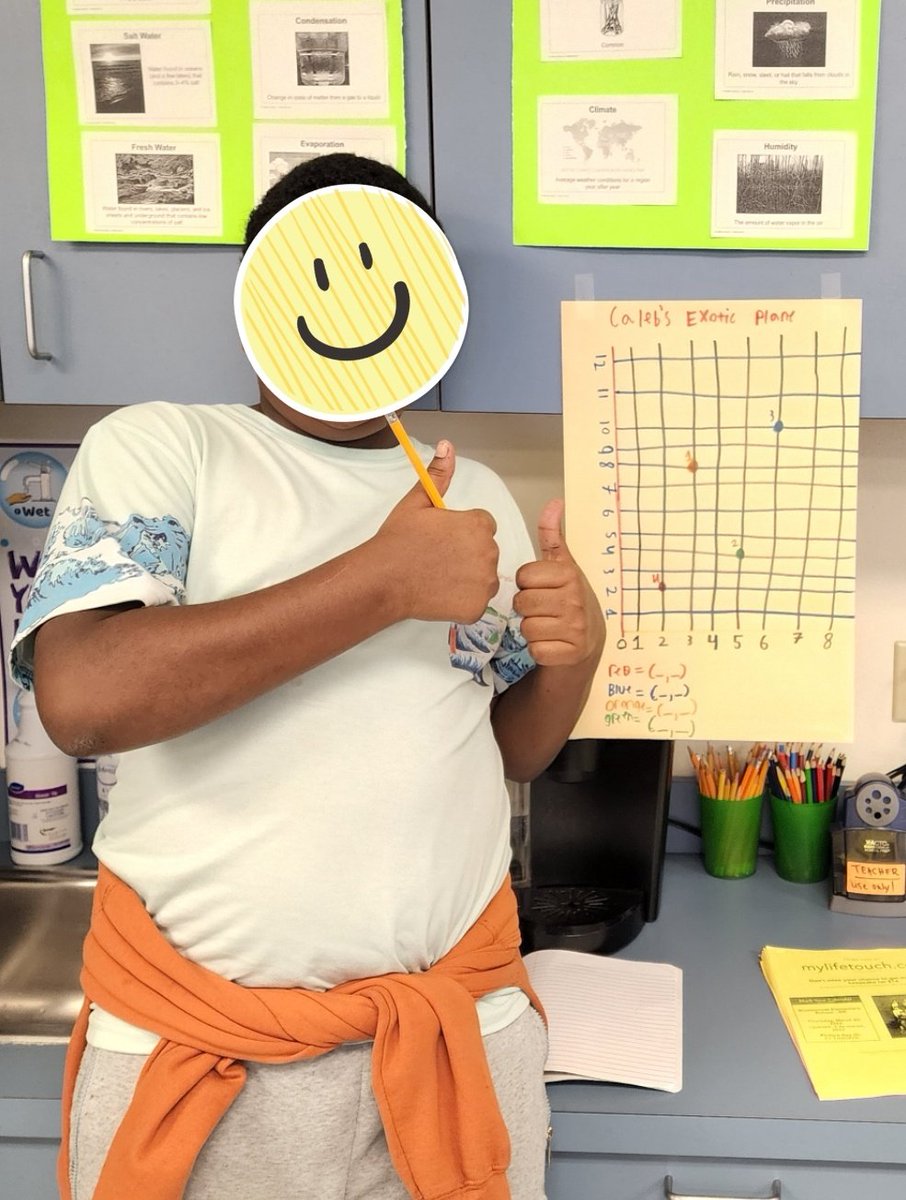 My first week of long term subbing for 5th grade has included worm experiments and making our own coordinate planes!