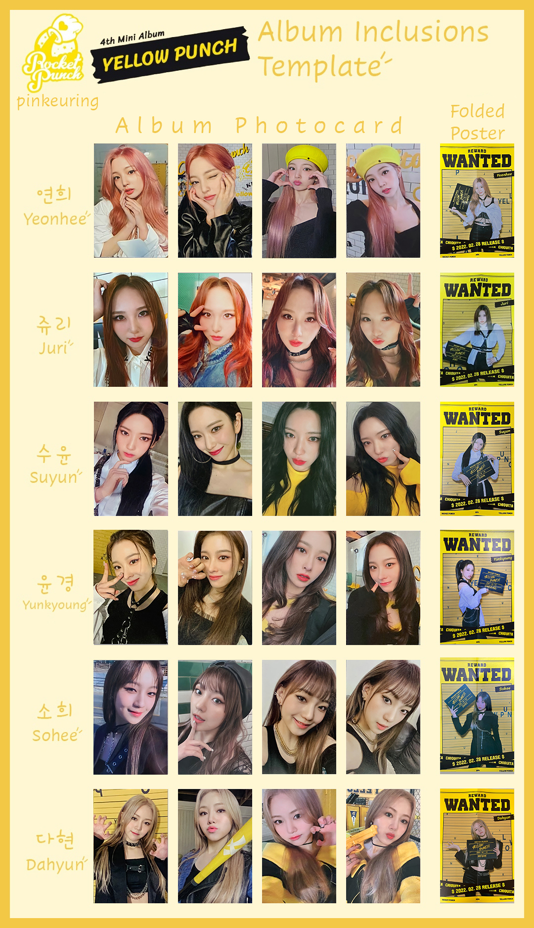 10枚【新品未開封 Yellow Punch】RocketPunch Full Album] Rocket Punch (로켓펀치) – YELLOW PUNCH - YouTube