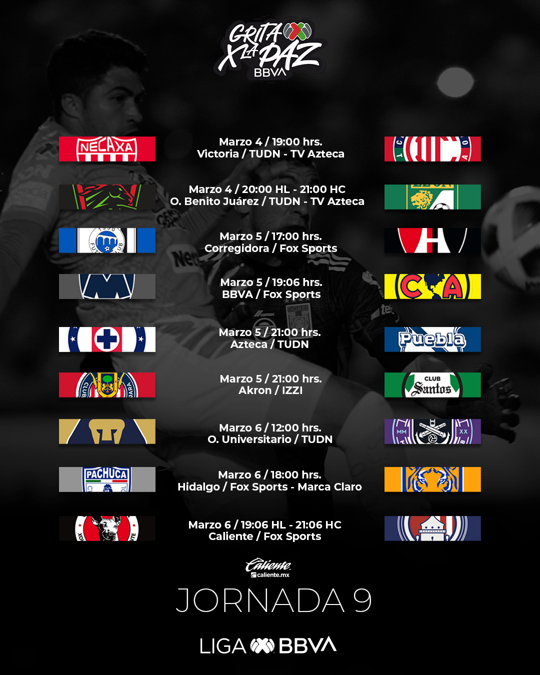 Liga BBVA MX on Twitter "¿Estás list para vivir la Jornada9 del 