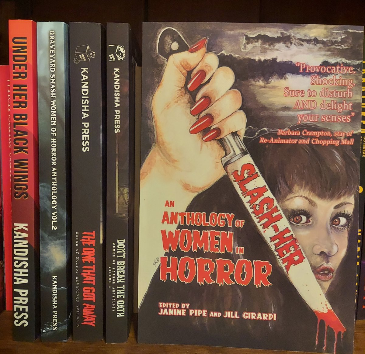 Marie_Lanza's tweet photo. Check out the latest anthology by @kandishapress! 21 stories inside this beauty. #SupportWomeninHorror #WomeninHorrorMonth #WomensMonth https://t.co/gxH5YLR2oV