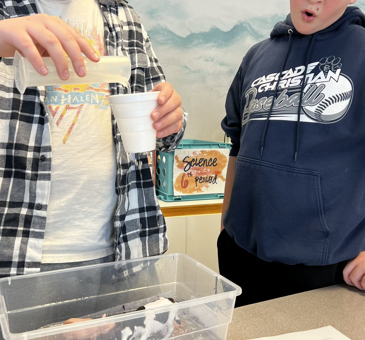 buzzingbailey's tweet image. Last week we completed a CER lab to see how human activity impacts pollution in a watershed.