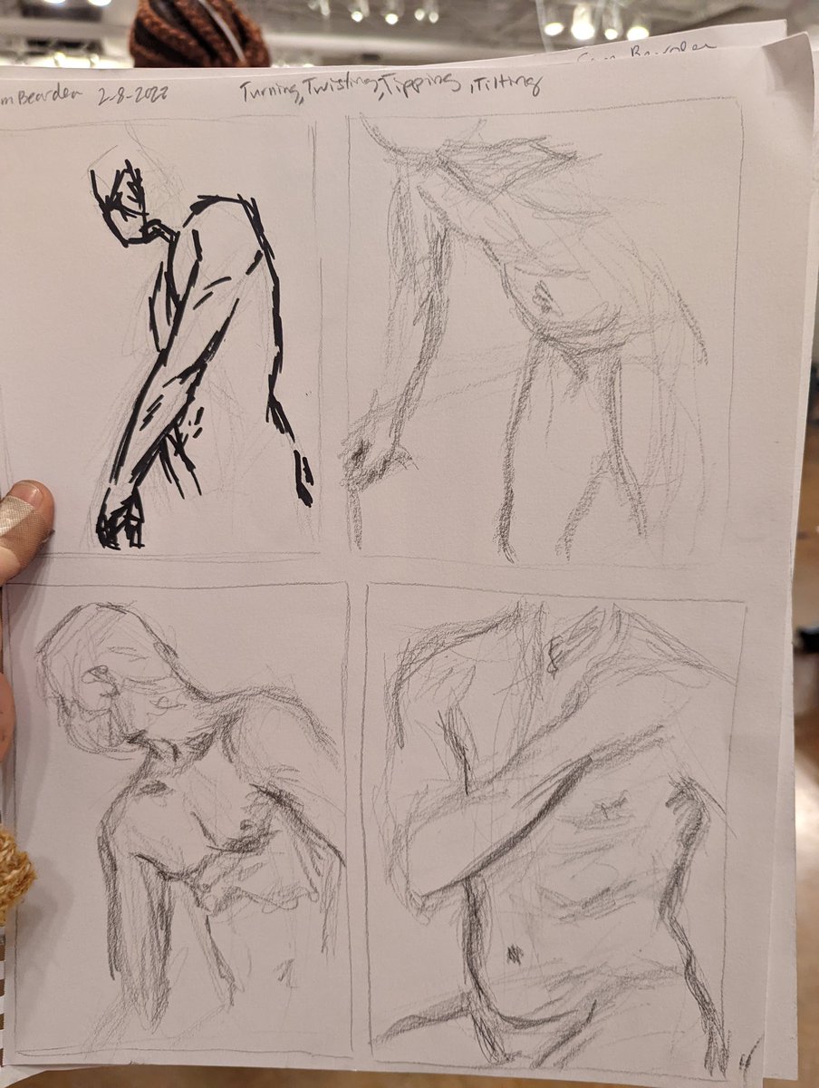 Figure from life drawing from a few weeks ago.

#art #charcoaldrawing #ArtistOnTwitter  #figuredrawing #drawing #artshare #femaleform #sketch #pendrawing #graphitedrawing #multimediadrawing