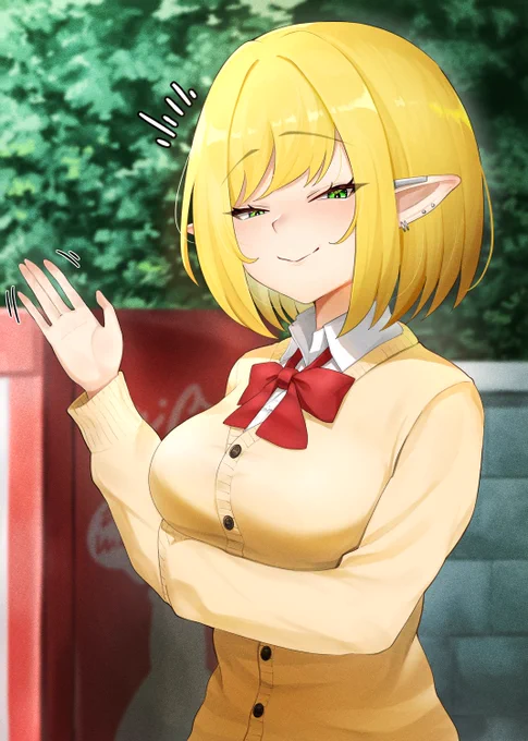 幼馴染金髪でかエルフちゃん 