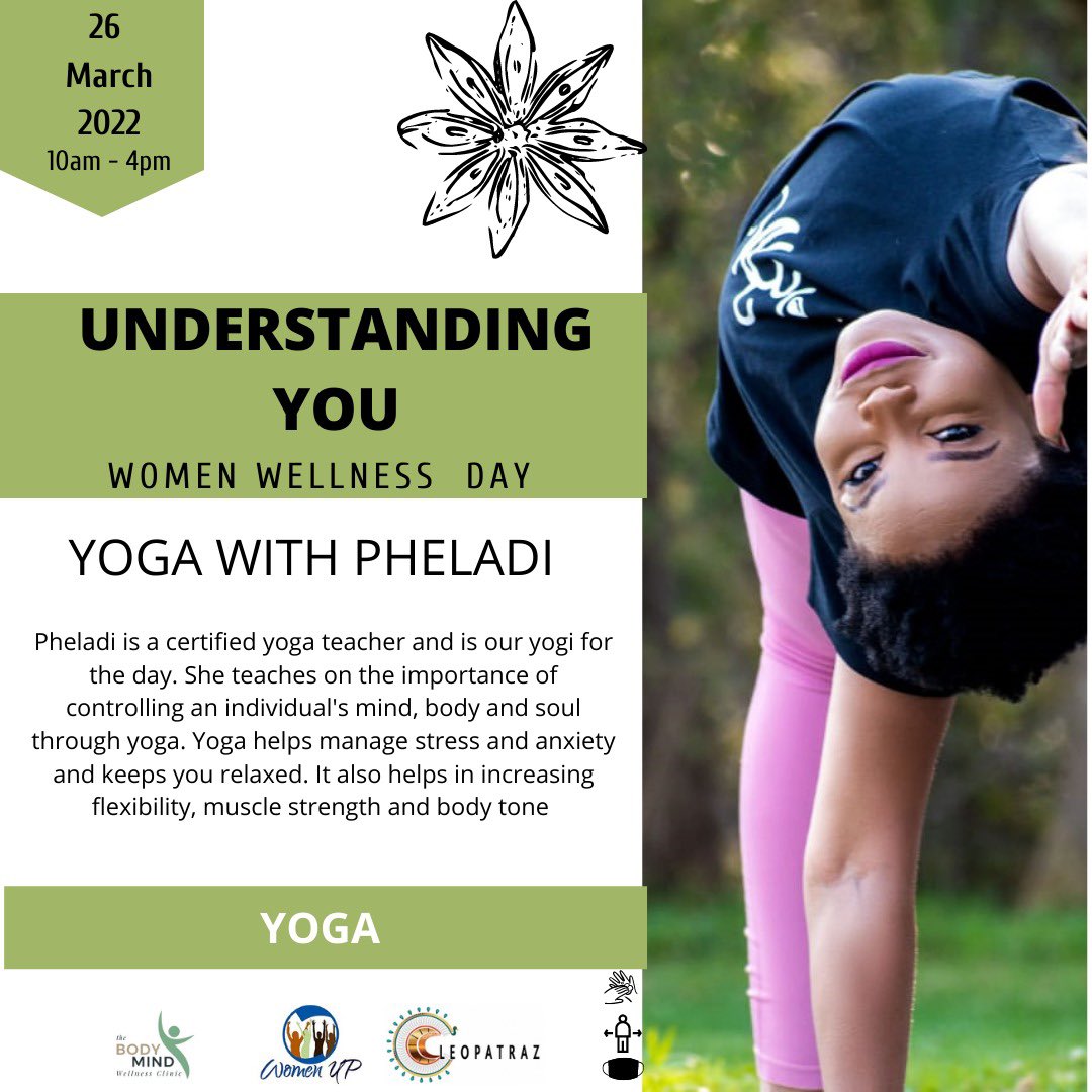 WomenUPEvents's tweet photo. Have you purchased your ticket to our Women Wellness Day  held on the 26th  March 2022 in Pretoria. info@womenupcentre.co.za to purchase ur ticket

#podcastandchillwithmacg #Hlomu #RHODurban https://t.co/yplnLvDqJD