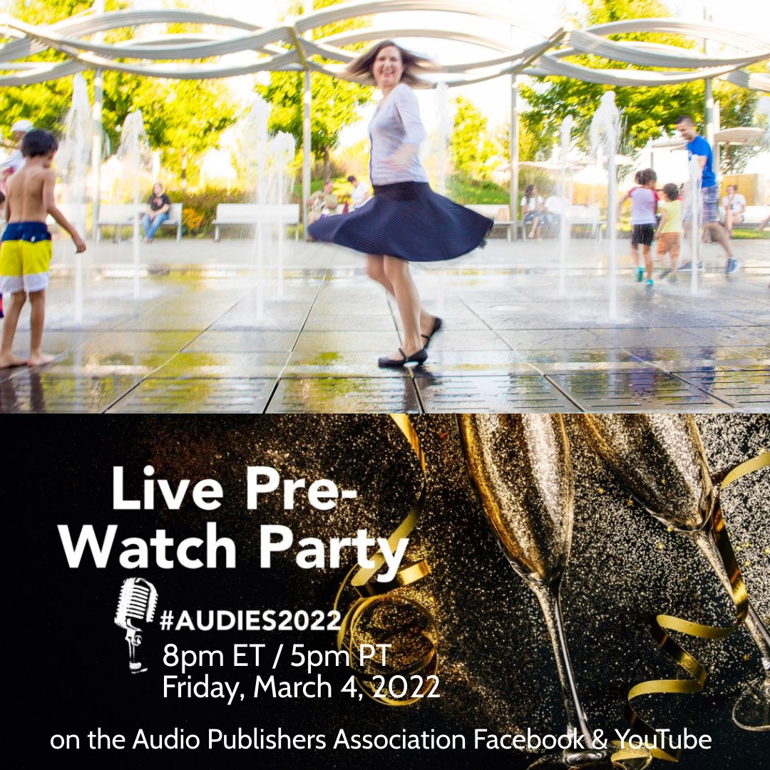 The #Audies2022 are finally here! Friday, 3/4, at 8pm ET/5pm PT, @suzanneefreeman and I are hosting a LIVE Pre-Audies Social (<a href="/audiobooks/">Audiobooks</a>). We'll check in with watch parties around the world to get a sense for just HOW EXCITED everyone is for the Audies!
fb.me/e/1aSKusQ6u
