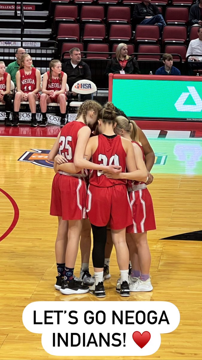 ♥️3rd Place 1A IHSA State Finals♥️ CONGRATS Neoga INDIANS! Couldn’t be happier for <a href="/James12Seth/">Seth James</a>, <a href="/KimRomack/">Kim Romack</a>, &amp; the girls!  You guys sure made Neoga Proud! #OnceAnIndianAlwaysAnIndian