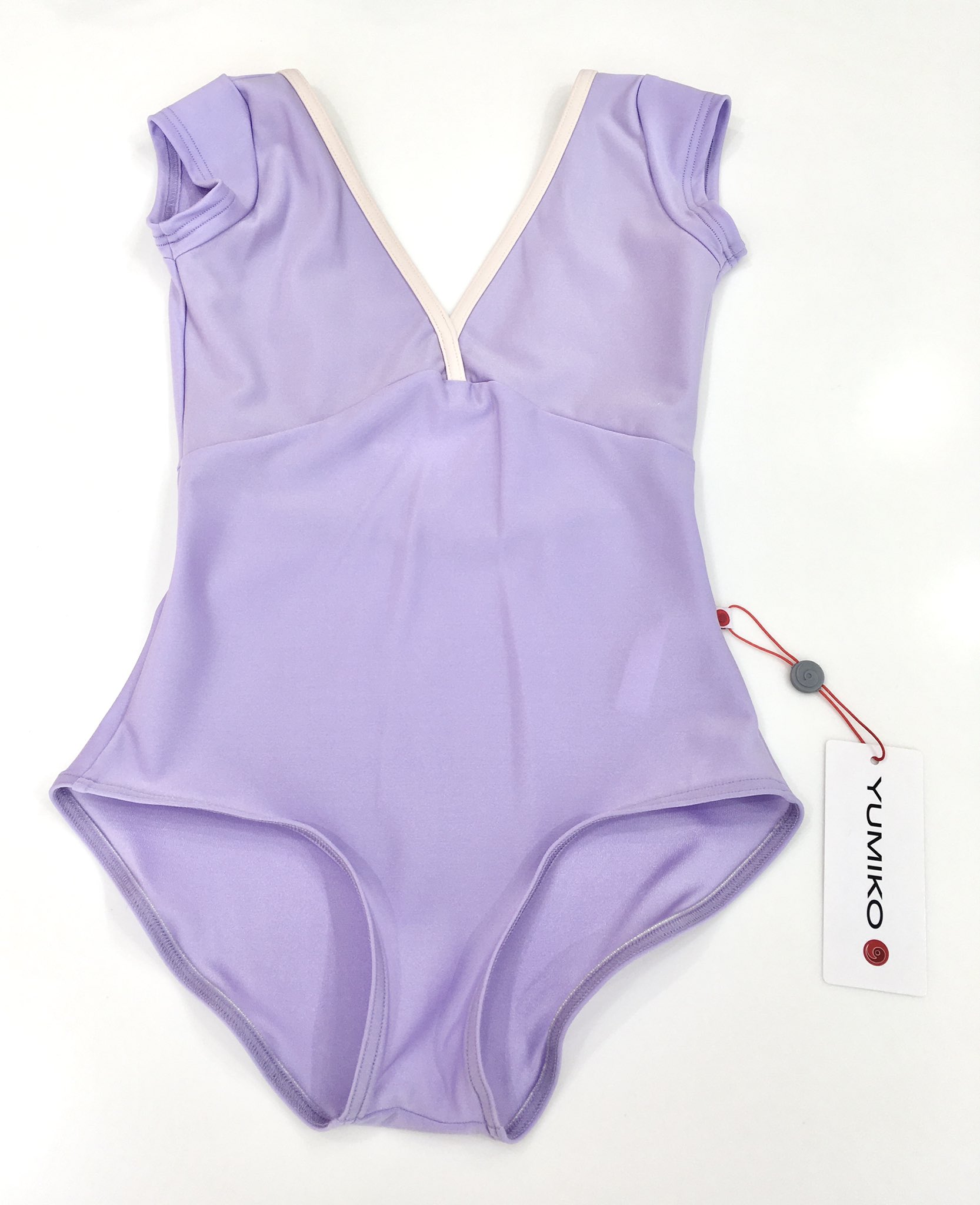 週末値下げ！YUMIKO 紫とピンク バレエレオタード (M)（YUMIKO