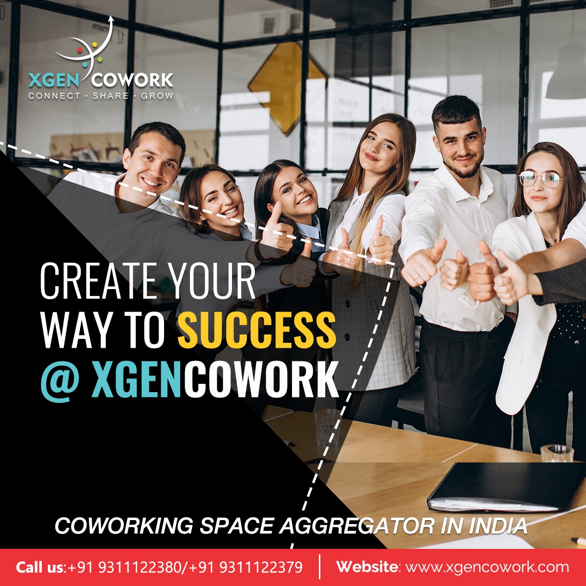 Create Your Way To Success <a href="/xgencowork/">Xgen Cowork</a> 

#office #officespace #sharedspace #sharedspaces #sharedoffice #sharedofficespace #sharedoffices #sharedofficespaces #coworking #coworkingspace #coworkingoffice #coworkingspaces #India