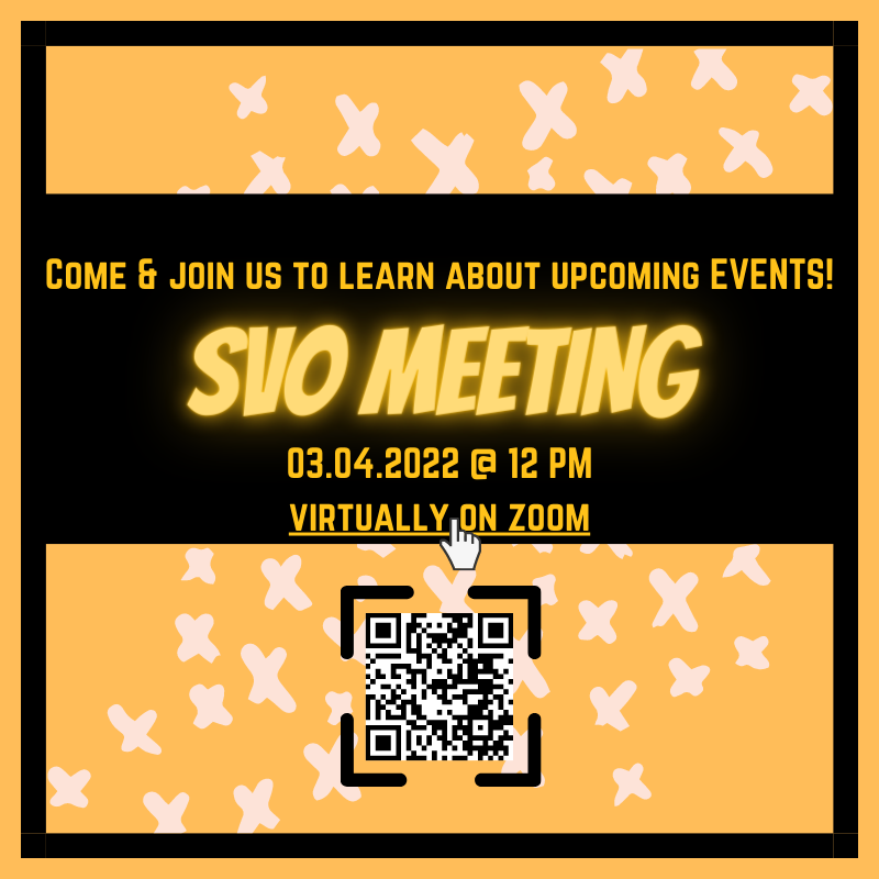 CsuebSvo's tweet photo. Hi everyone!!
Just a reminder, our next SVO meeting is  tomorrow at 12pm via zoom. Come and find out what the Student Veterans Org is doing on and off campus! Suggestions are welcome :) Thank you!

Join Zoom Meeting
https://t.co/bB4OXNoil2
 
Meeting ID: 821 1428 8218 https://t.co/hZ8uofSW0q