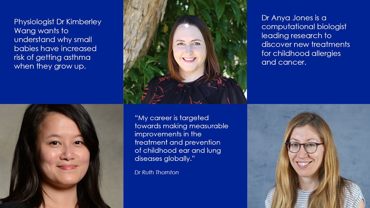 UWA Research (@uwaresearch) on Twitter photo Research to support our next generation of leaders: this International Women's Day, we highlight <a href="/DrKimberleyWang/">Dr Kimberley Wang</a> <a href="/drruththornton/">Ruth Thornton</a> and <a href="/DrAnyaJones/">Anya Jones, PhD</a> and their efforts to prevent childhood disease
#IWD #BreakTheBias #WomeninSTEM
<a href="/uwanews/">UWA</a> Research to support our next generation of leaders: this International Women's Day, we highlight <a href="/DrKimberleyWang/">Dr Kimberley Wang</a> <a href="/drruththornton/">Ruth Thornton</a> and <a href="/DrAnyaJones/">Anya Jones, PhD</a> and their efforts to prevent childhood disease
#IWD #BreakTheBias #WomeninSTEM
<a href="/uwanews/">UWA</a>