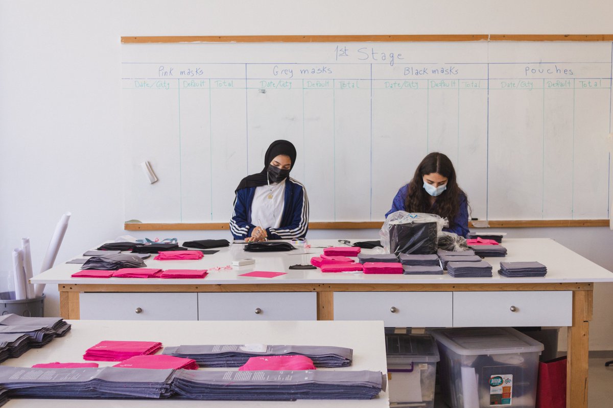 CreativeSpaceB's tweet photo. Supporting Lebanon's marginalized communities through ethical production, PwC collaborated with Creative Space Beirut to produce WHO guideline based non-medical masks, to be distributed across PwC’s offices.
 @PwC_Middle_East @monaabouhana @haniashkar @jaivir_s @oldfieldrich https://t.co/dLKxnh2vV9