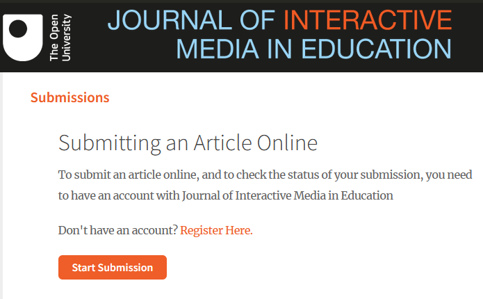 JIME_journal's tweet photo. 🙋CfP for our general issue! 

"JIME is a peer reviewed open access online journal in educational technology that focuses on the implications and use of digital media in higher or post-compulsory education."

https://t.co/jgaG6T5A7o 

#OpenAccess
#EdTech
#HigherEd https://t.co/PyCgCdFmAb