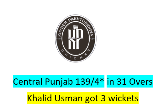 USolitary's tweet photo. CP 139-4* 31 Overs
#KhalidUsman got 3 wickets. #PakistanCup https://t.co/WRt6aLqhGr