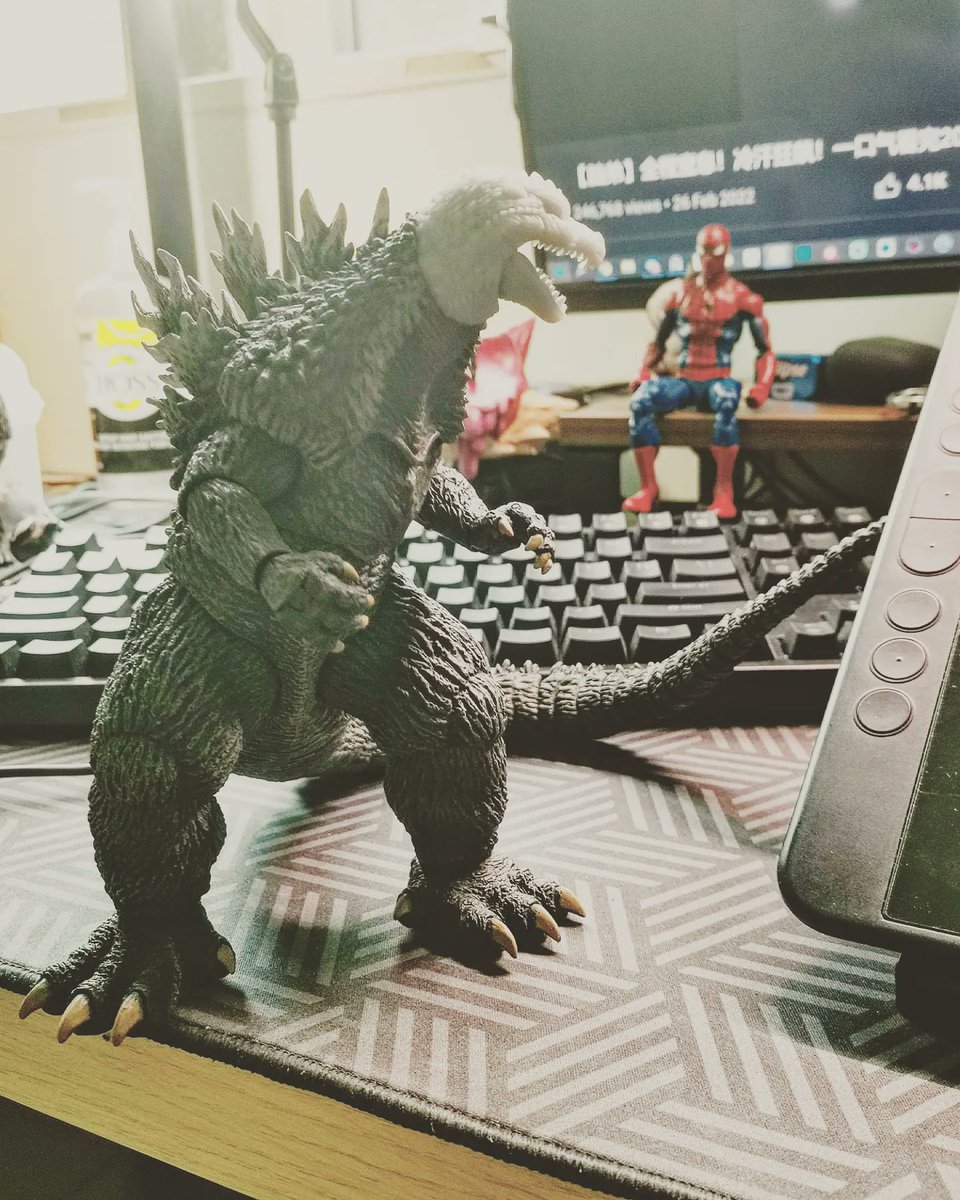 Zetto_JO's tweet photo. Neca Kiryu Goji custom head
#godzilla #kiryu #kiryugoji #godzilla2003 #customgodzilla https://t.co/N1O30501nd