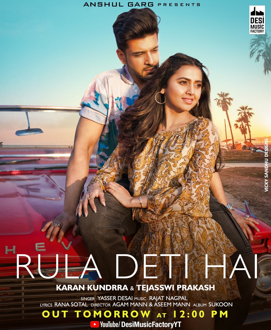 Tejasswi Prakash on X: Thank you so much for loving the teaser ♥️ Full  video will be out tomorrow At 12pm on @DesiMFactoryy official YouTube  channel . @kkundrra @yasserdesai @iamrajatnagpal @ranasotal @AnshulGarg80 @