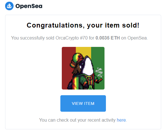 orcadripsociety's tweet photo. #OrcaCrypto #70 Sold!
Big thank you for the awesome collector, https://t.co/azBZwY9zkR for adopting the rasta orca, also for supporting orcacrypto ❤
Join discord :
https://t.co/oVm1LHqEPv
#NFTSold #NFTs #NFT #openseanft #Sold https://t.co/OuJzc7sVMg