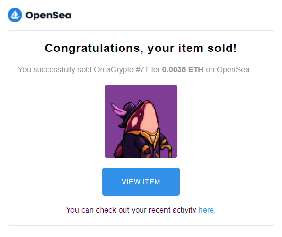 orcadripsociety's tweet photo. #OrcaCrypto #71 Sold!
Big thank you for the awesome collector, https://t.co/azBZwY9zkR for adopting the pimp orca, also for supporting orcacrypto ❤
Join discord :
https://t.co/oVm1LHqEPv
#NFTSold #NFTs #NFT #openseanft #Sold https://t.co/bWxj9q4jJ4