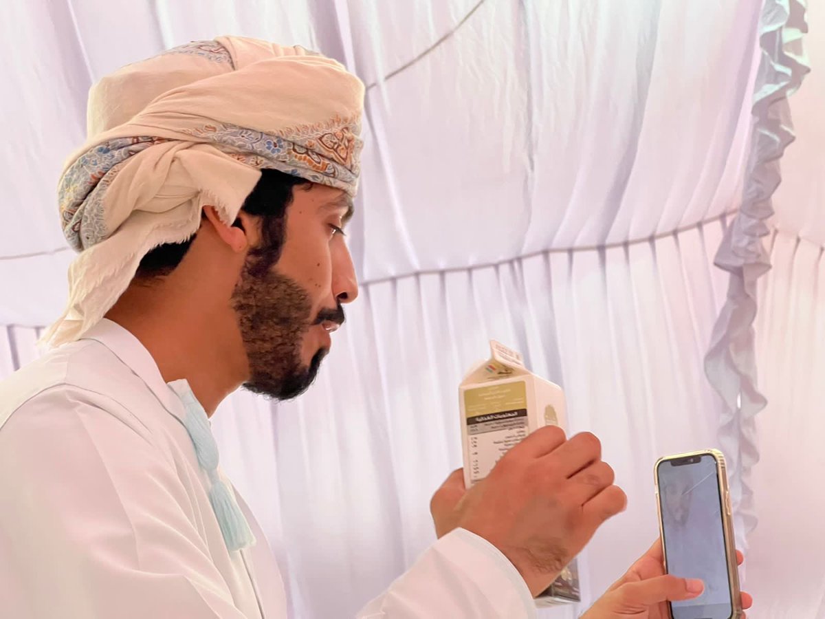 wataniom's tweet photo. من مشاركة #المروج_للألبان في مهرجان البشائر السنوي الخامس لسباقات الهجن ٢٠٢٢ وتجربة منتج #وطني بين مختلف الأفراد الزائرين للملتقى 🤝🥳 https://t.co/rkhQPt2tMo