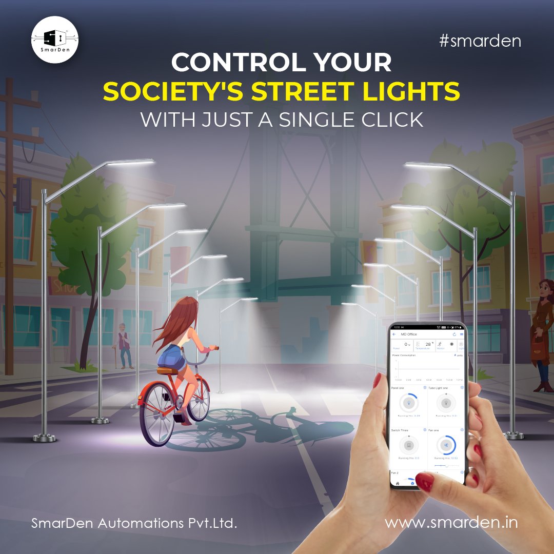 smarden_in's tweet photo. Attention Society Secretaries!!
Are You worried about Controlling your Society Street Light On Time?
Turn your Society’s Street Lights to Smart Street Lights. Sounds exciting? know more https://t.co/4Embg9J8ej
#streetlightcontroller #smarthome #homeautomation #smarthomes https://t.co/dEzzMJE5dS