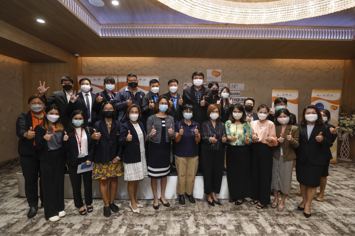 AIPFoundation's tweet photo. An #Educational #Sharing #Forum was hosted as part of Phase II of the VIA Road Safety Education Programme in #Thailand focusing on promoting dialogue and experiences!
✅Read more: https://t.co/v4psRnxcpw
📸 https://t.co/6VB6J2i0DA
📽️ Watch the VIA video: https://t.co/v7sO6uzkUL https://t.co/B3pa7VCGeh