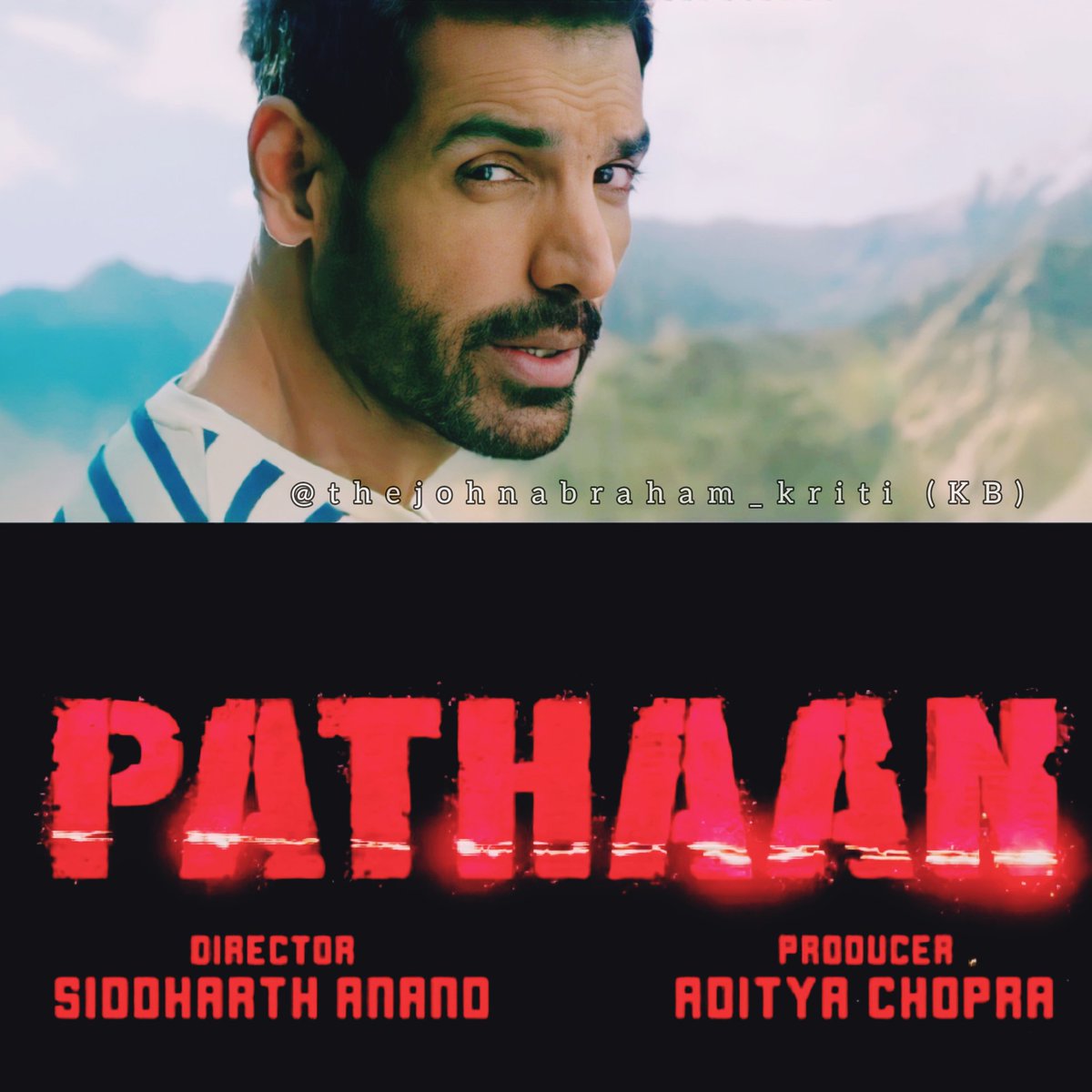 John_abraham_KB's tweet photo. @TheJohnAbraham @iamsrk @deepikapadukone @yrf Ommmgggg!!What a surprise....
The most awaited announcement since last 2 years #Pathaan 

N this look of ur🔥💯
By Goddd!!!U jst nailed it man @TheJohnAbraham 💥

Super duper bumper excited for it 
#ActionAbraham vs #KingKhan 

#JohnAbraham #ShahRukhKhan #DeepikaPadukone https://t.co/zBUDgxLBsN