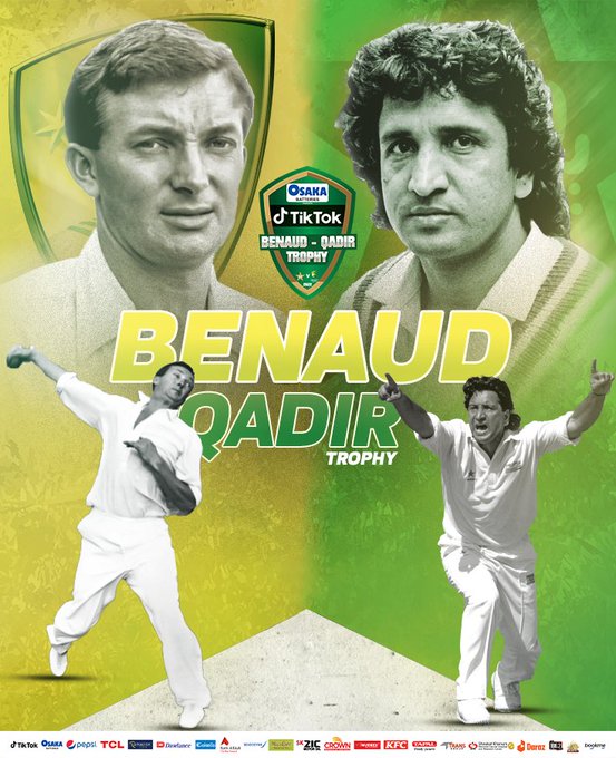 TheRealPCBMedia's tweet photo. Pakistan and Australia to play for Benaud-Qadir Trophy

More details ➡️ https://t.co/D1aBgCy7XB

#PAKvAUS | #BoysReadyHain https://t.co/HFbhdGCFXH