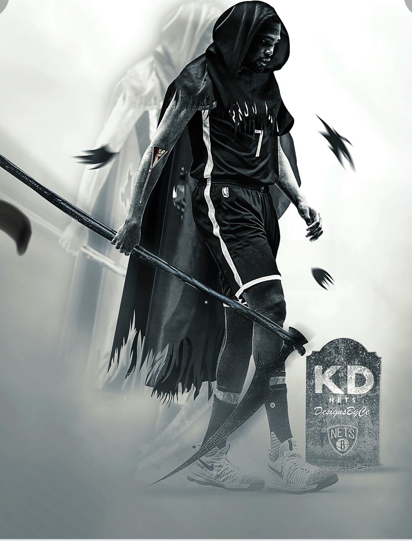 BrooklynNetcast's tweet photo. The Slim Reaper is back. 

Welcome back MVP. https://t.co/pSG4Fczyvg