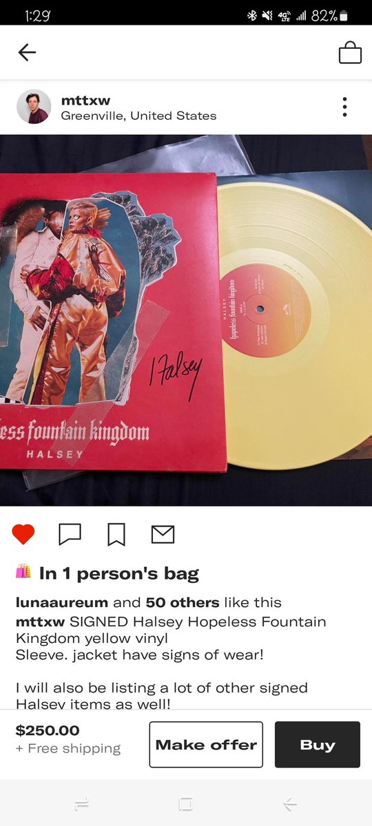 Halseys_Honey's tweet image. Found this and kinda wanna get it but also kinda want others too so help me pick!! #Halsey #variants #helpmechoose