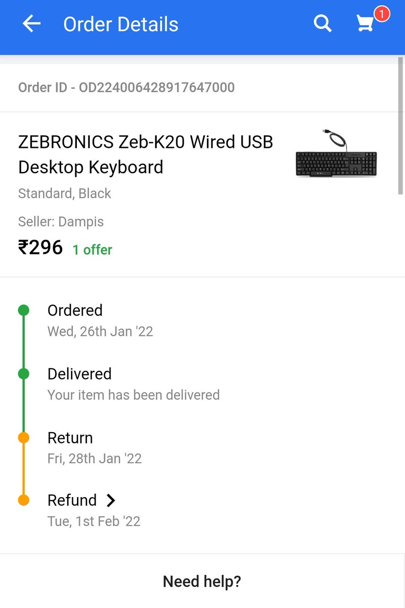 swapnil_code's tweet photo. @Flipkart @flipkartsupport I returned a order last month, but haven't received any refund yet.
Where will I get the refund amount ?
I paid using gift card. https://t.co/3DvqKSMEnm